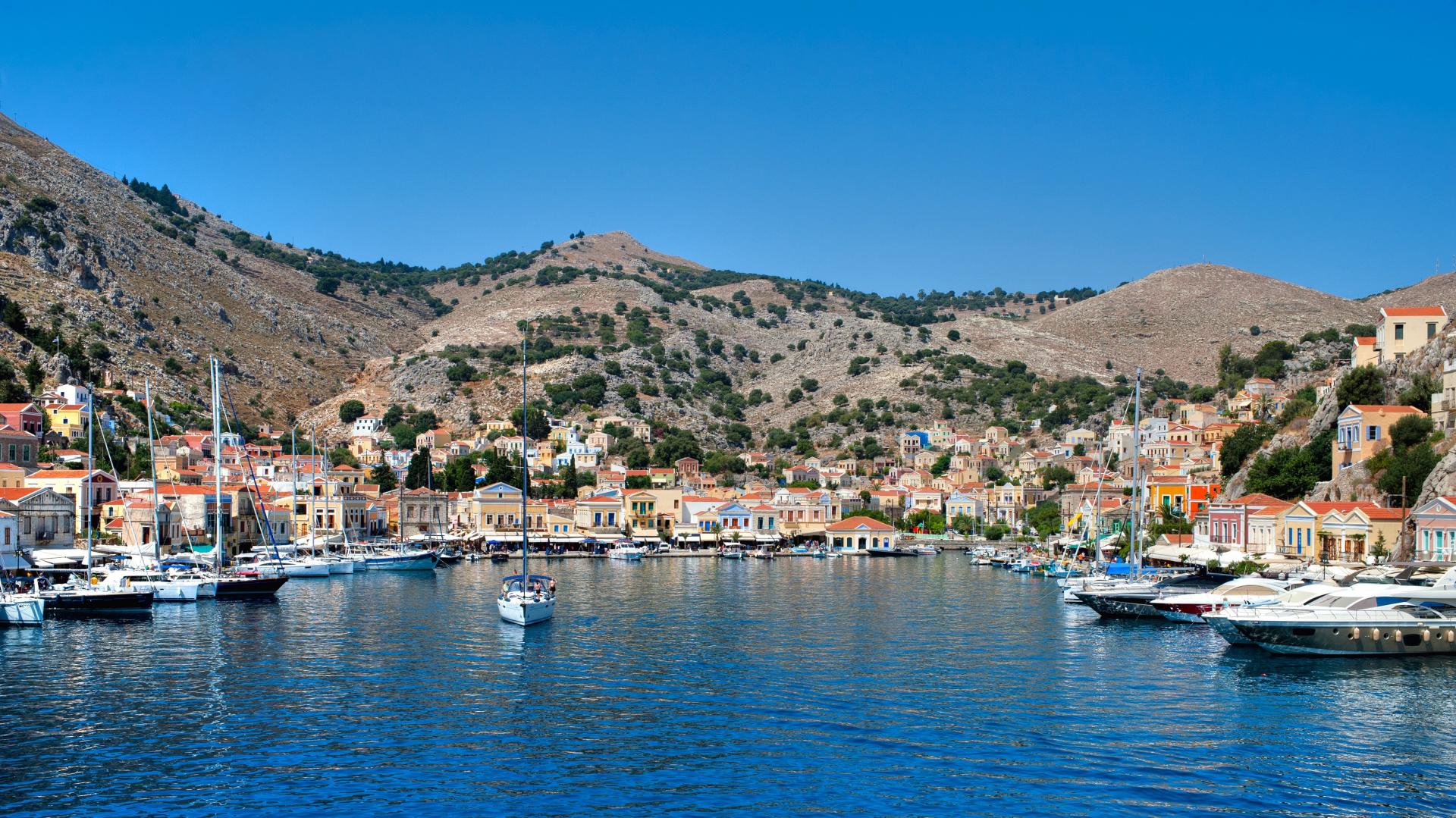 Boat trip to Symi from Rhodes with Swimming at St. Bay Half Price Tours