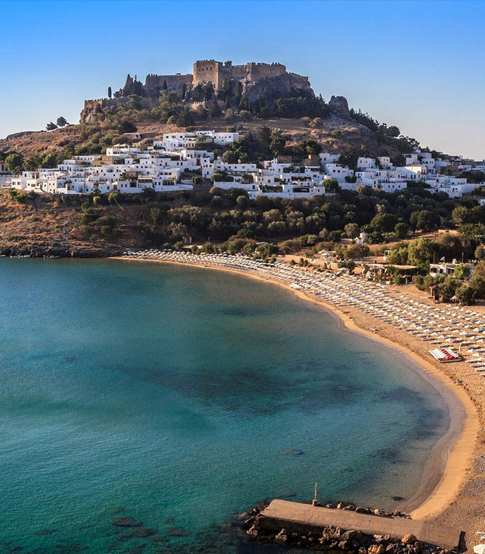 rhodes boat trip to lindos